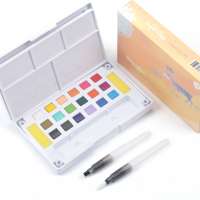 Amazon Hot Sale  36 Colors Solid  Watercolor Paint Set