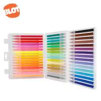 BLOT 12 24 36 48 Colors PP Box Packing Non Toxic Soft Brush Tip Art Markers Pens Washable Watercolor Brush pens Set