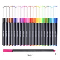 12 Colors Dual Tip Brush Pens Art design Markers 0.4mm Fine liners & Brush Tip Highlighters Watercolor Pens Set for Adult